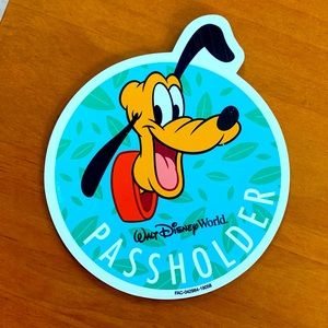 Pluto Walt Disney World Annual Passholder Magnet